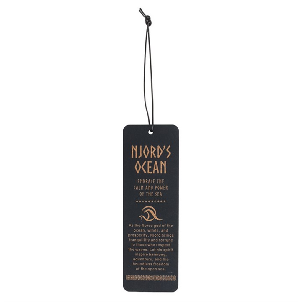 Njord's Ocean Wooden Bookmark