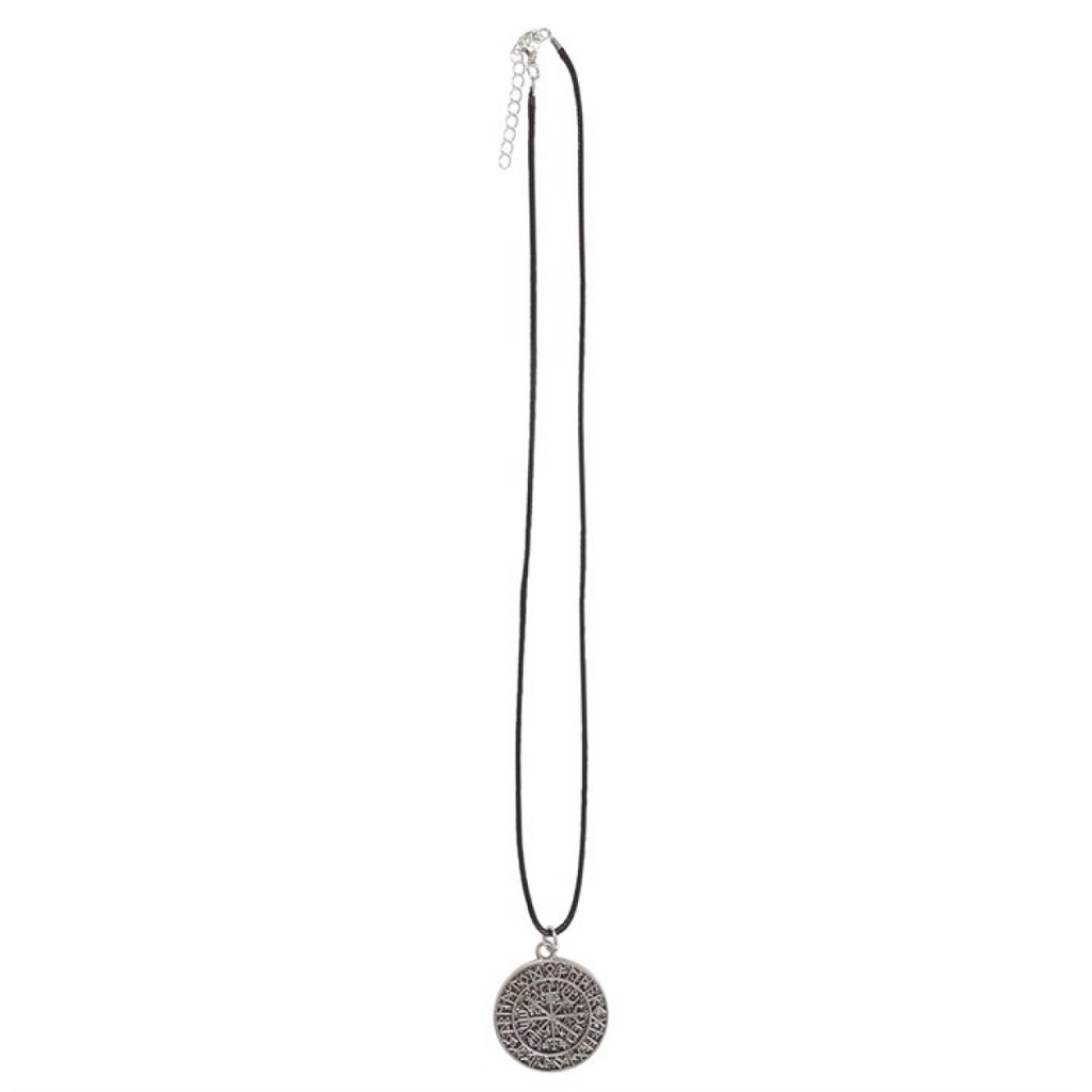 Vegvisir Viking Compass Viking Cord Necklace