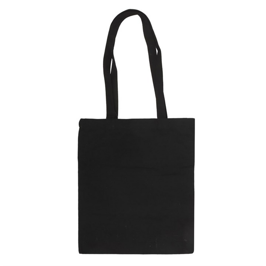 Flaming Butterfly Print Polycotton Tote Bag