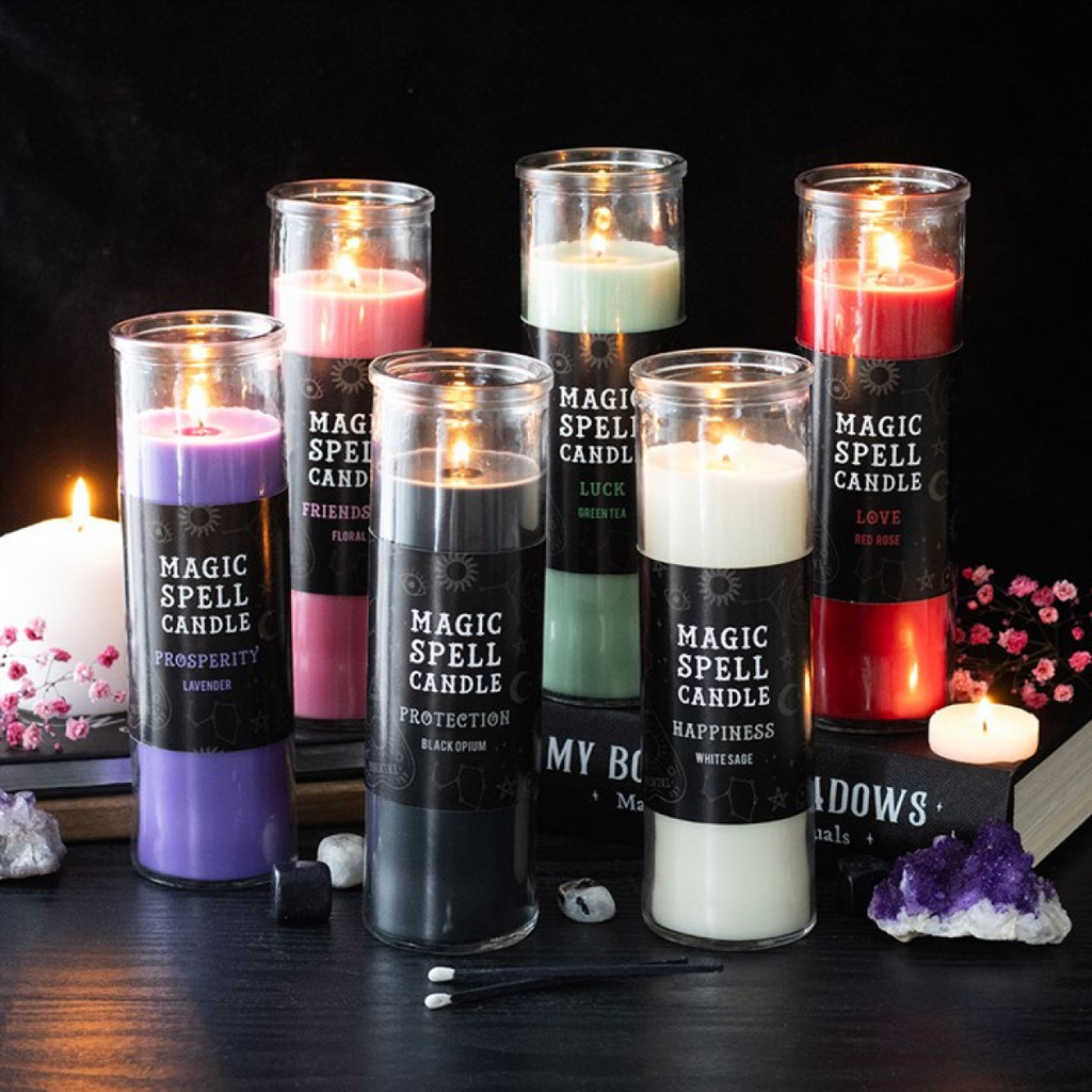 Luck Green Tea Magic Spell Tube Candle