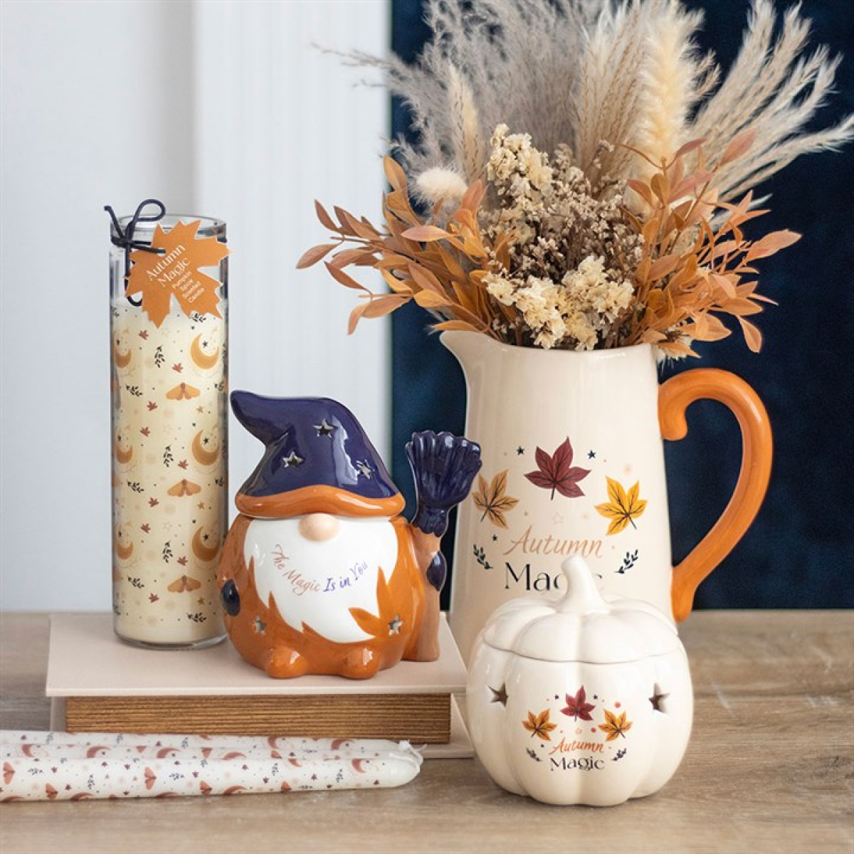 Autumn Magic Pumpkin Spice Tube Candle