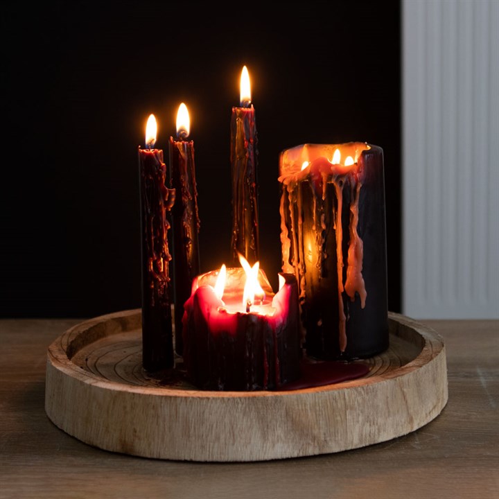 *Set of 4 Vampire Tears Unscented Candles (24/48)