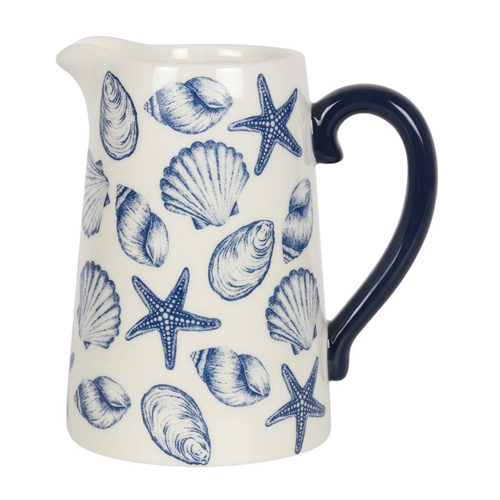 17cm Seashell Ceramic Jug