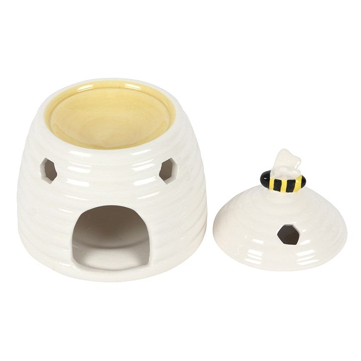 White Beehive Ceramic Oil Burner (12/24)