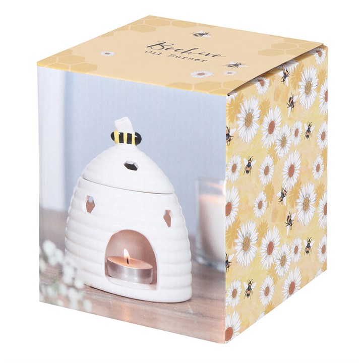 White Beehive Ceramic Oil Burner (12/24)
