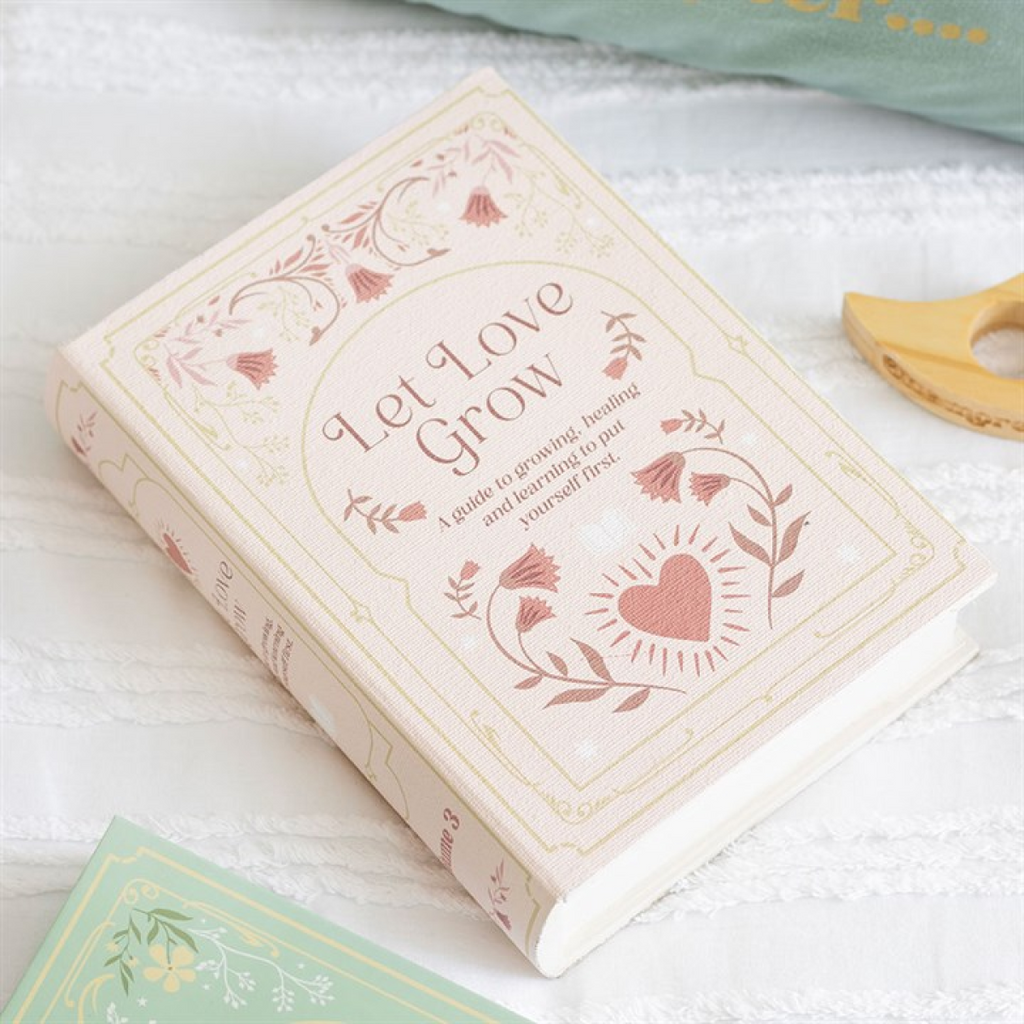 Pink Book Shaped Storage Box
