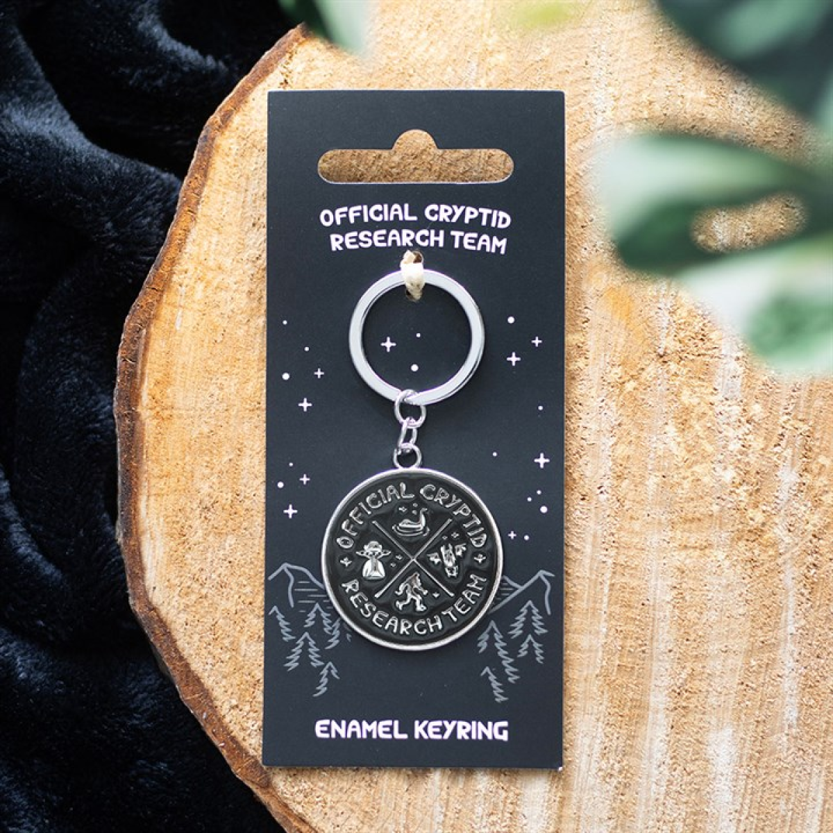Cryptid Research Team Keyring